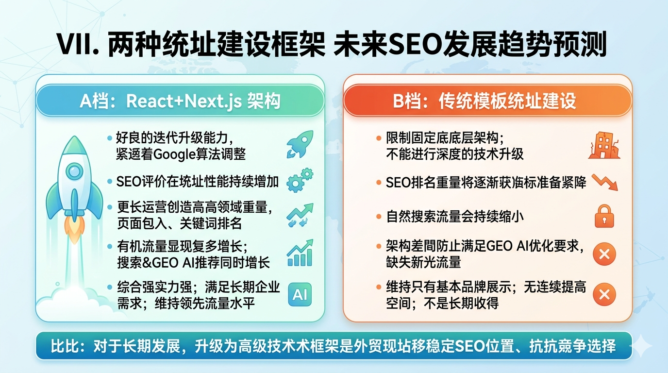八、两类建站框架未来 SEO 发展趋势预判