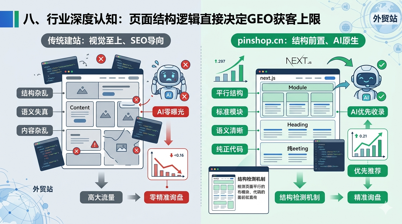 八、行业深度认知：页面结构逻辑直接决定GEO获客上限