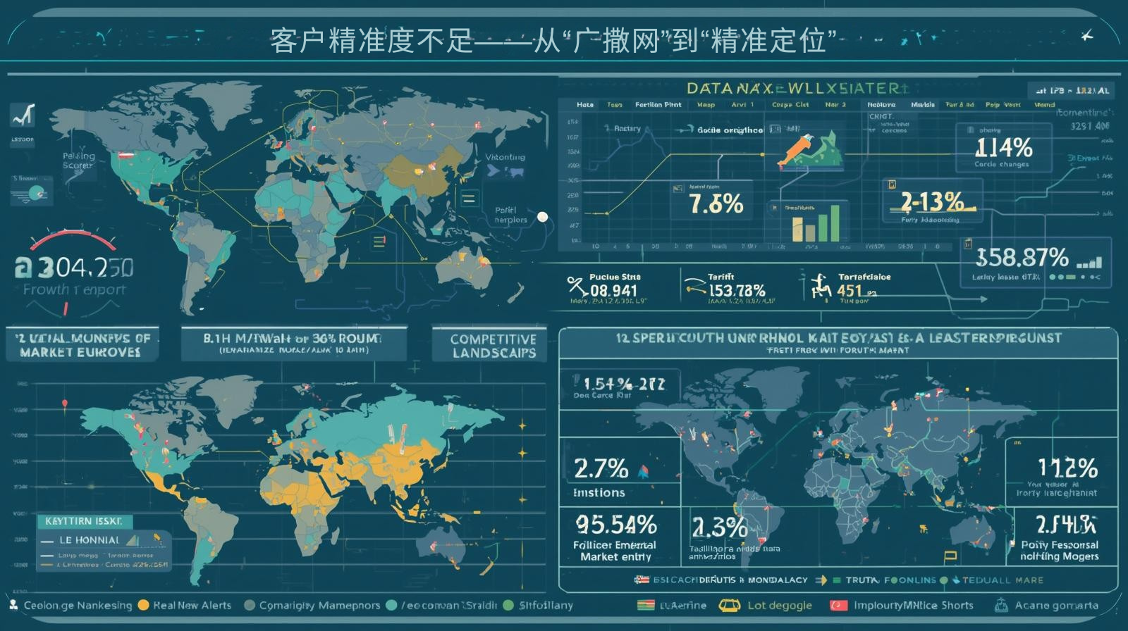 客户精准度不足——从“广撒网”到“精准定位”​