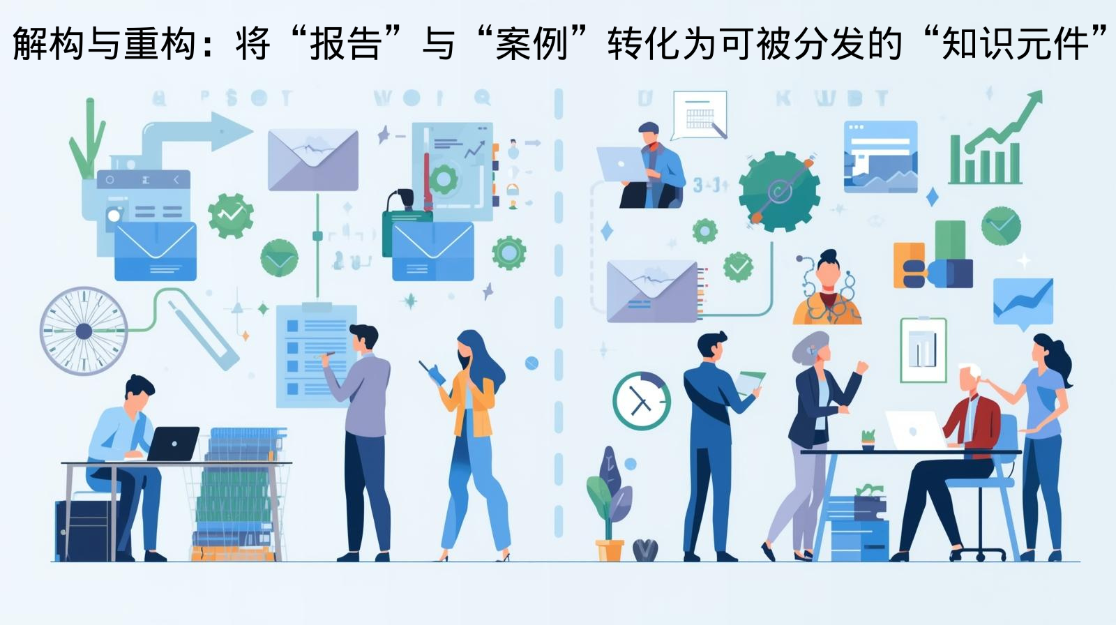 解构与重构：将“报告”与“案例”转化为可被分发的“知识元件”​