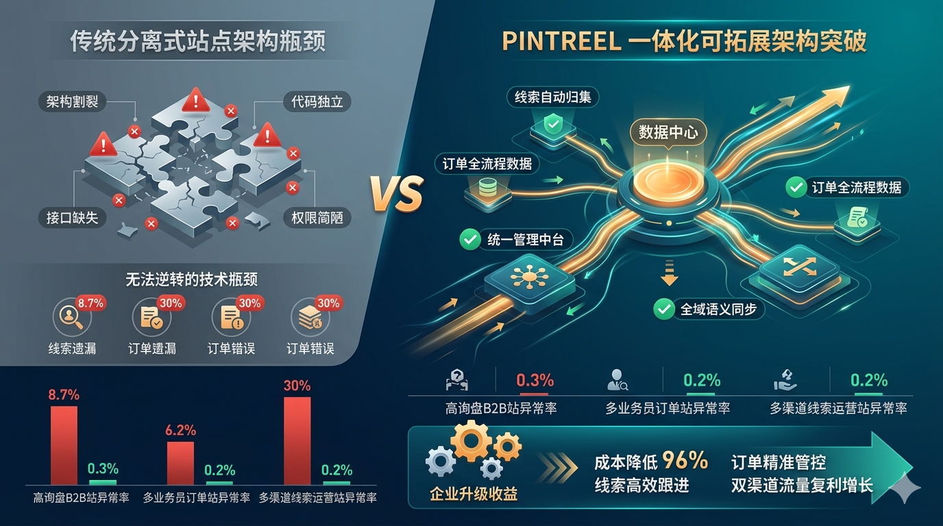六、一体化架构突破传统分离式站点在业务管理中的固有瓶颈