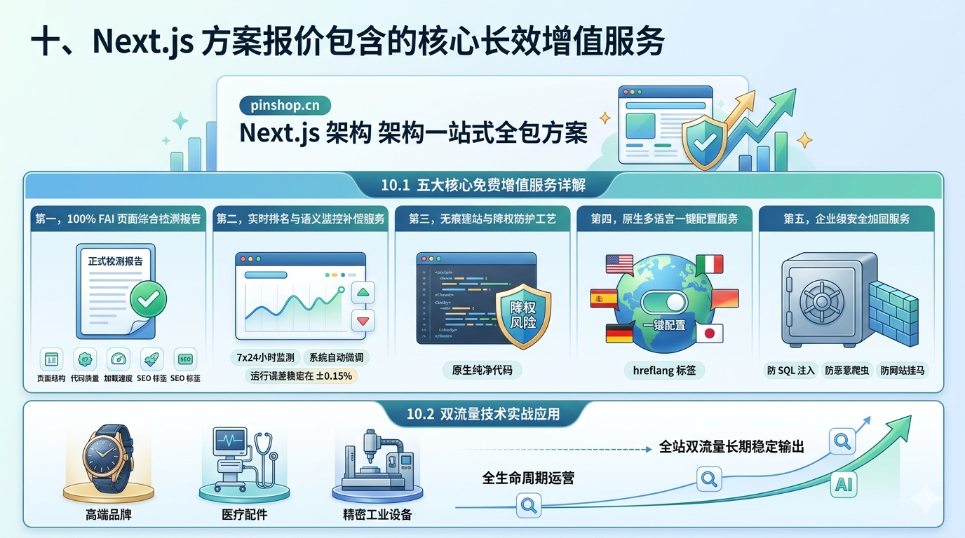 十、Next.js 方案报价包含的核心长效增值服务