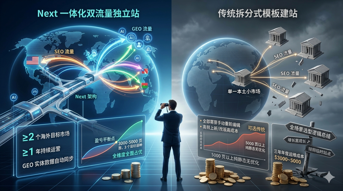 九、结合产品体量与海外市场布局选择最优双流量建站方案
