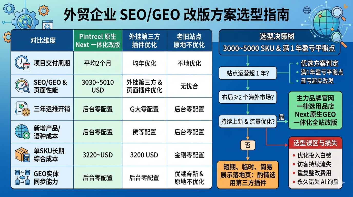 九、结合产品体量 & 海外市场布局选择最优 GEO 改版方案