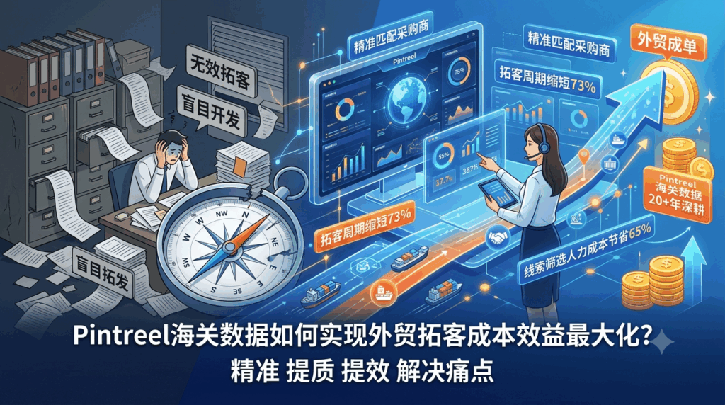 Pintreel海关数据如何实现外贸拓客成本效益最大化？