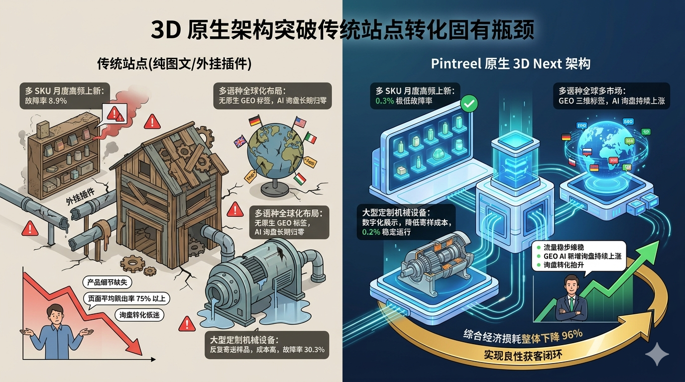 六、3D 原生架构突破传统站点转化固有瓶颈