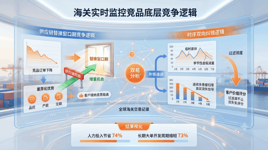 2 海关实时监控竞品底层竞争逻辑