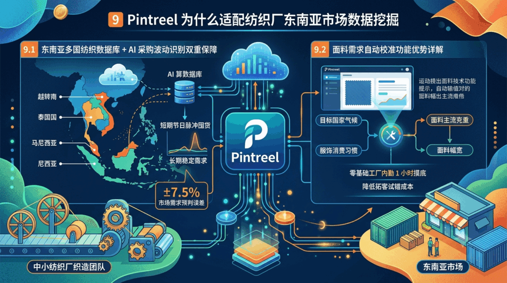 9 为什么 Pintreel 适配纺织厂东南亚市场数据挖掘