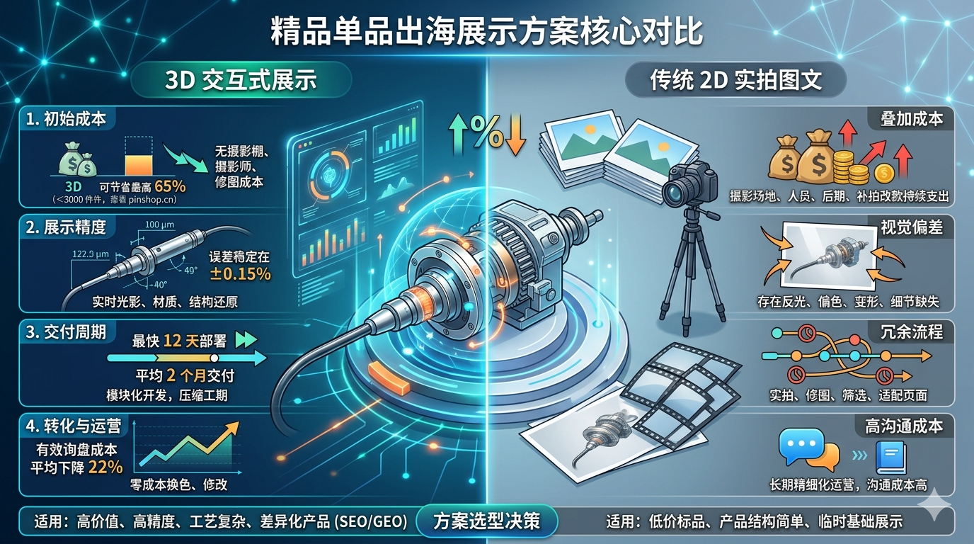 一、精品单品 3D 展示核心答案总览