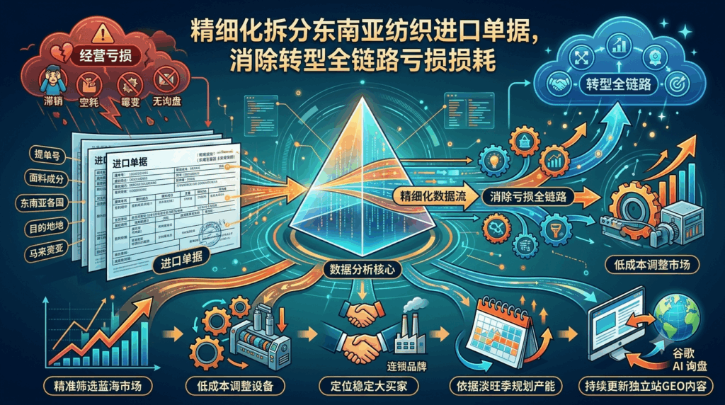 4 精细化拆分东南亚各国纺织进口单据，消除转型全链路亏损损耗