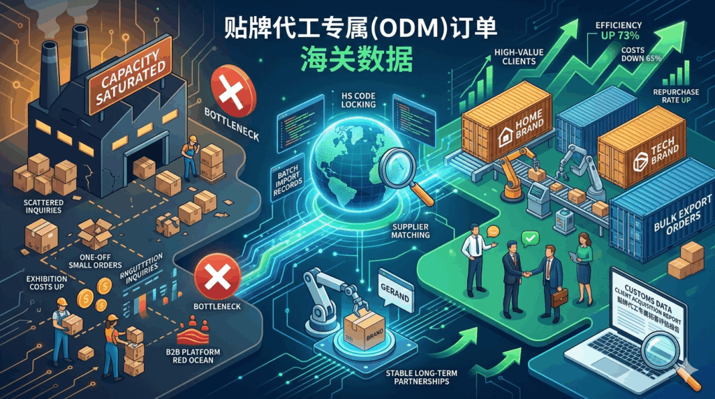 二、海关数据如何破解贴牌订单一单一难求的行业困境