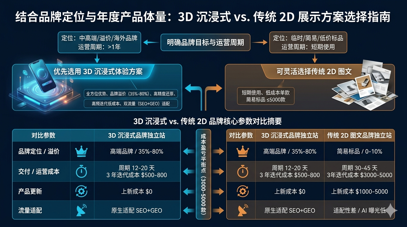 九、结合品牌定位与年度产品体量，选择最优展示方案