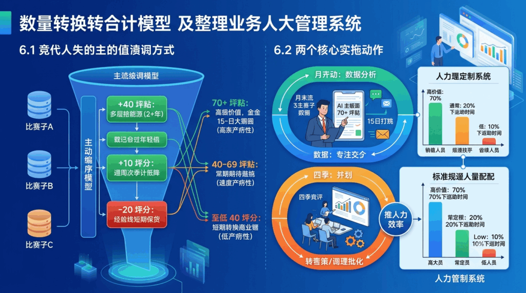 6 流失买家转化专属核算模型与业务人力管控体系
