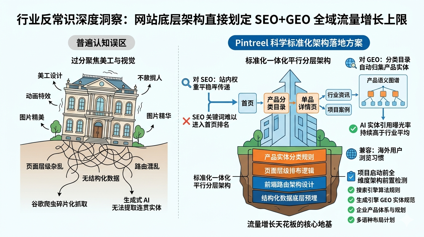 七、行业反常识深度洞察:网站底层架构直接划定 SEO+GEO 全域流量增长上限