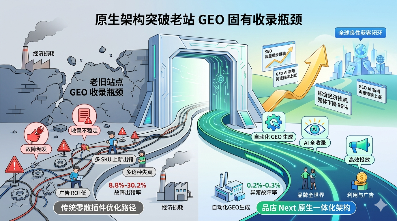 六、原生架构突破老站 GEO 固有收录瓶颈