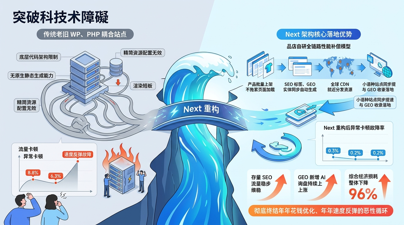 六、Next 重构突破老站性能固有技术瓶颈