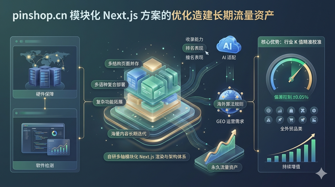 十一、为什么pinshop.cn模块化 Next.js 方案最适配永久流量资产搭建