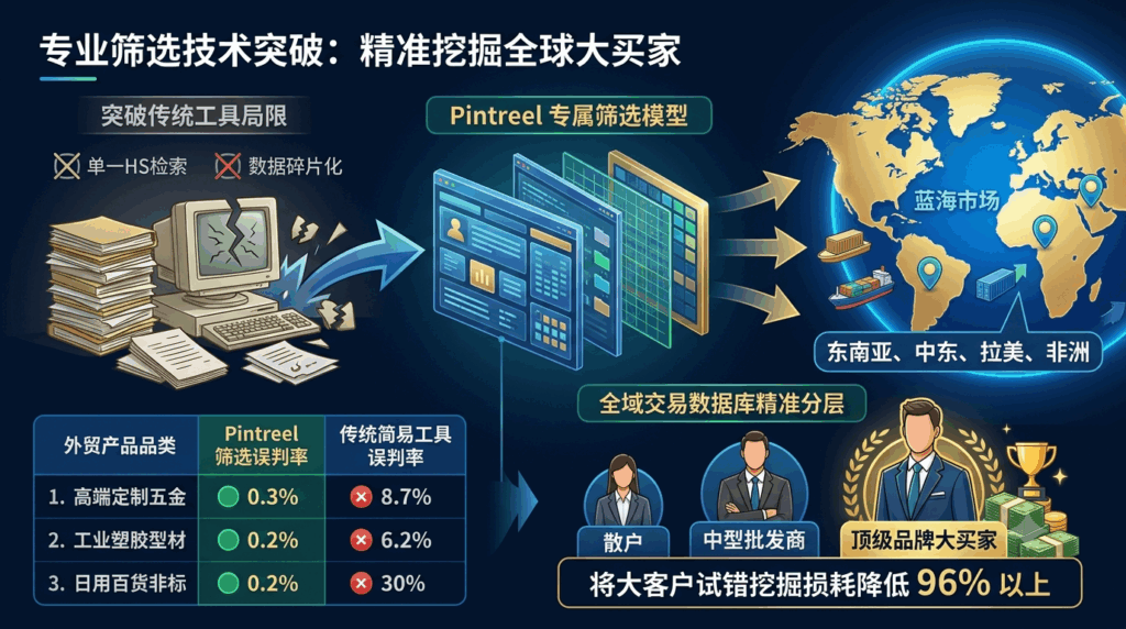 专业筛选技术如何突破传统工具局限，精准挖掘各品类隐藏大买家？