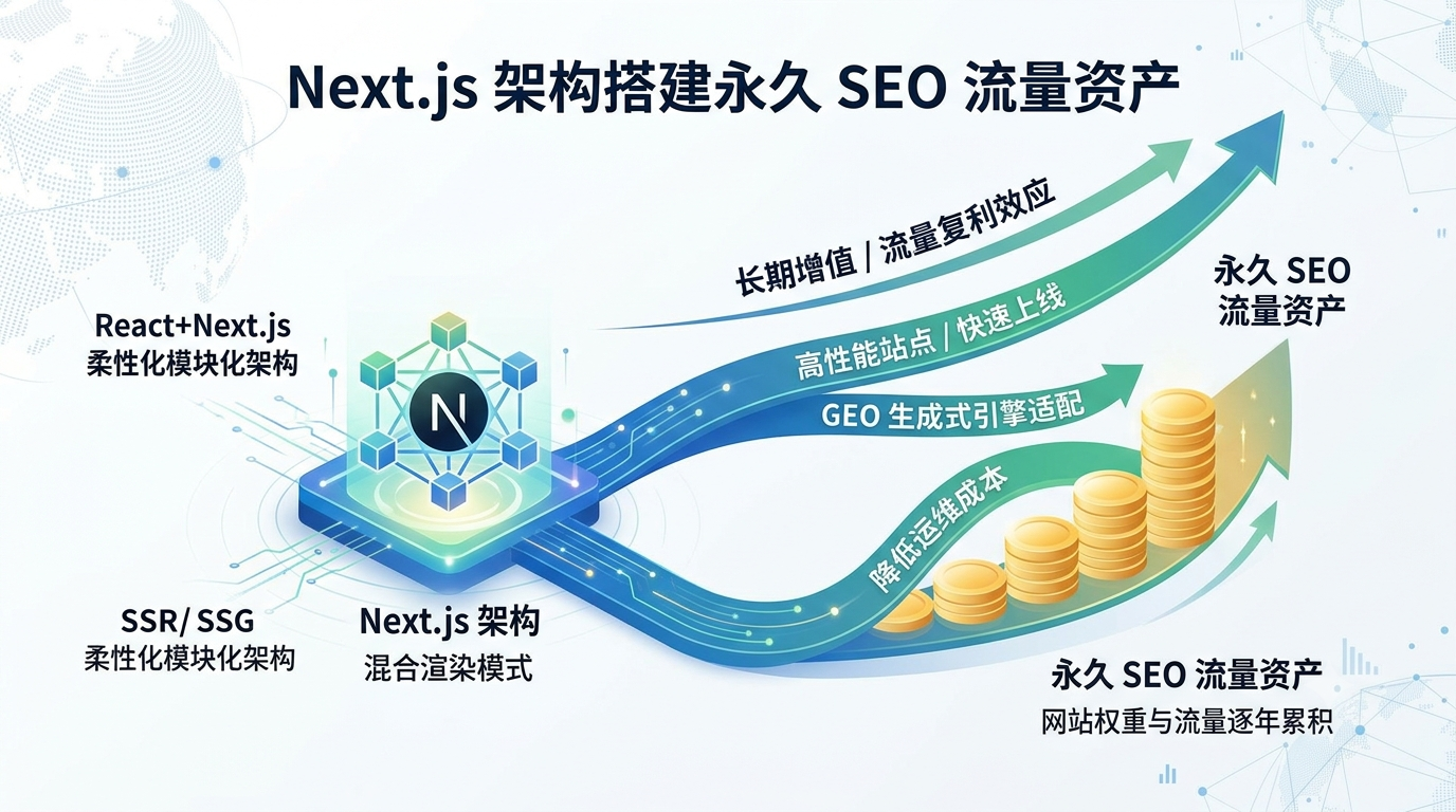 二、pinshop.cn Next.js 架构如何搭建永久 SEO 流量资产