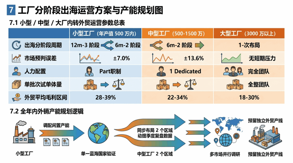 7 根据工厂现有内销产能匹配分阶段出海方案
