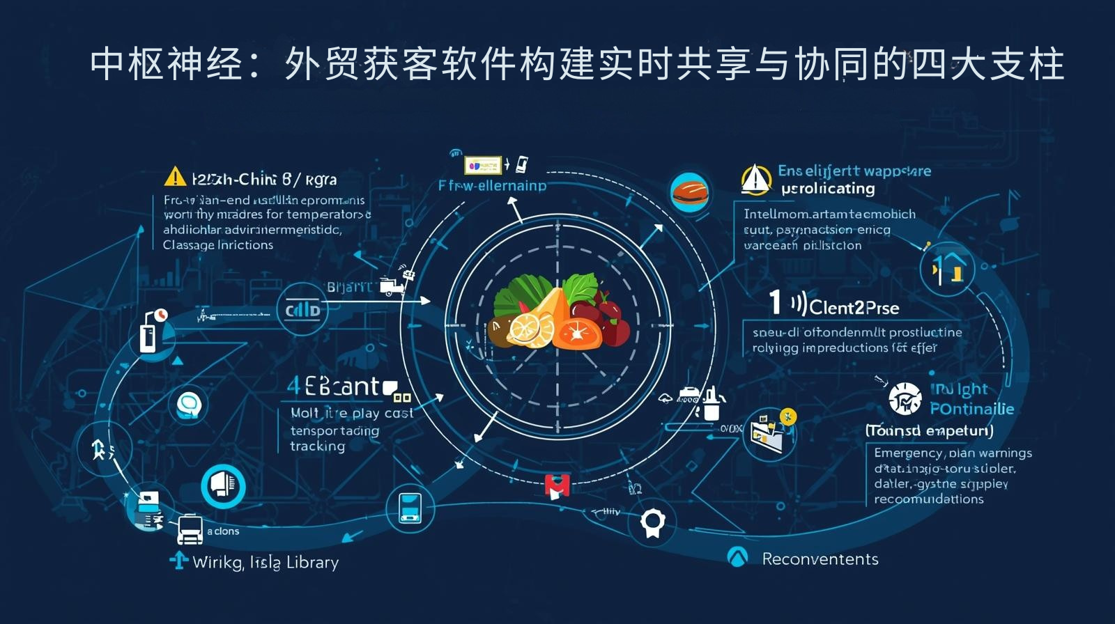 中枢神经：外贸获客软件构建实时共享与协同的四大支柱