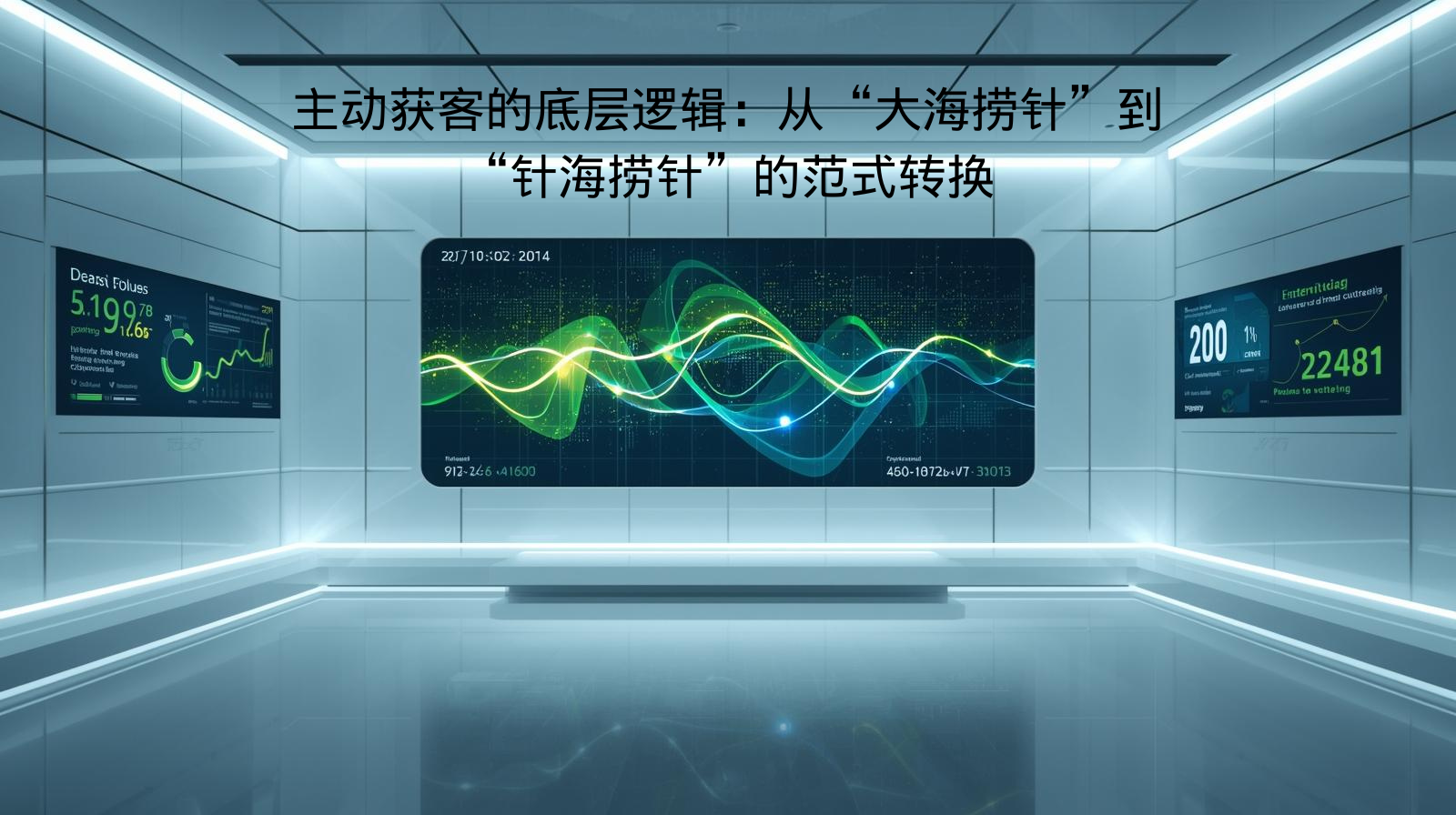 主动获客的底层逻辑：从“大海捞针”到“针海捞针”的范式转换