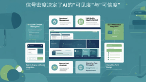 信号密度决定了AI的“可见度”与“可信度”​