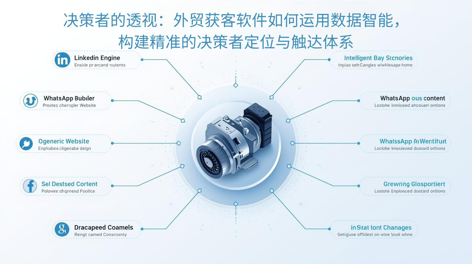 决策者的透视：外贸获客软件如何运用数据智能，构建精准的决策者定位与触达体系