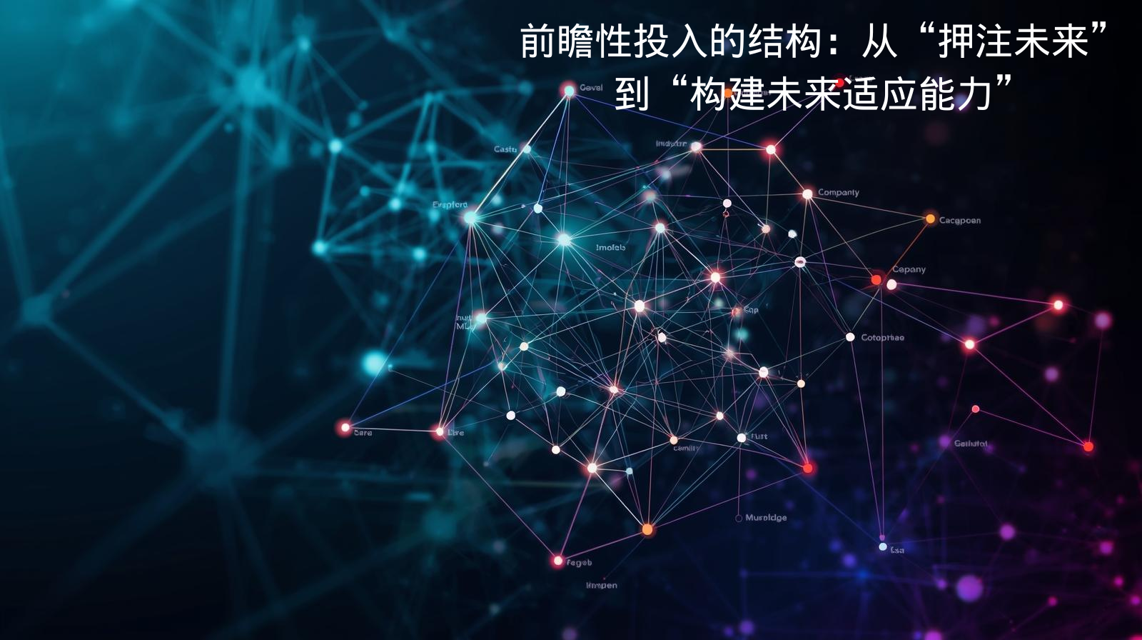 前瞻性投入的结构：从“押注未来”到“构建未来适应能力”​