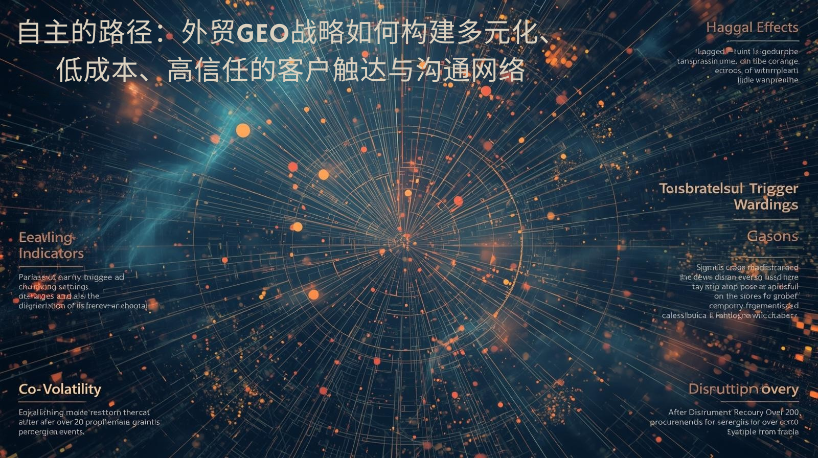 自主的路径：外贸GEO战略如何构建多元化、低成本、高信任的客户触达与沟通网络