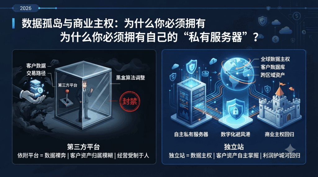 1. 数据孤岛与商业主权：为什么你必须拥有自己的“私有服务器”？