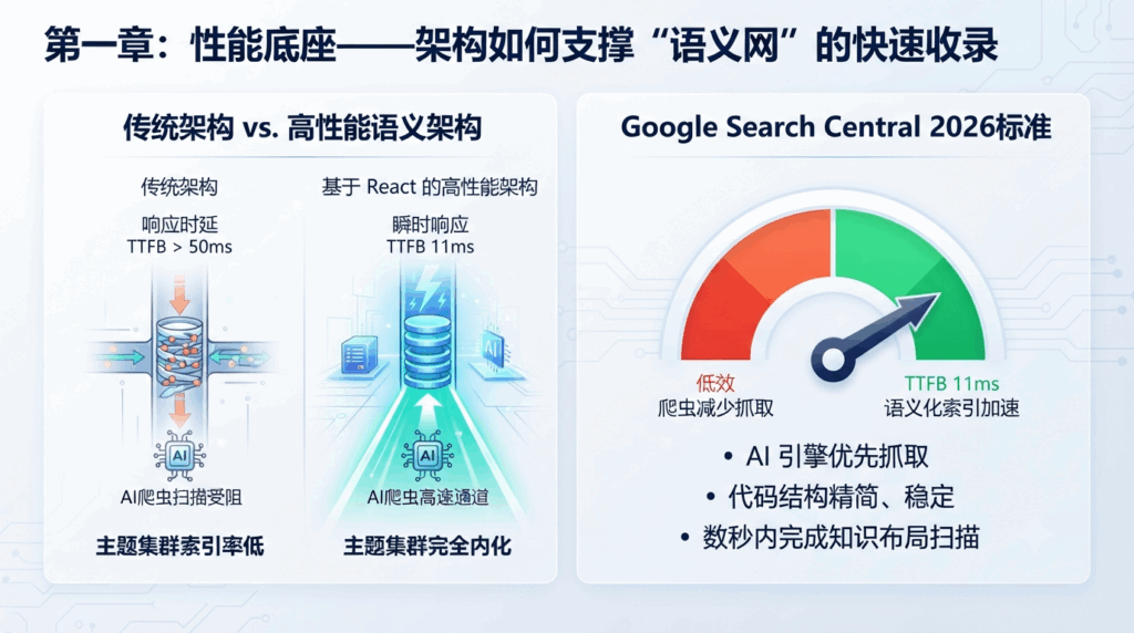 第一章：性能底座——架构如何支撑“语义网”的快速收录