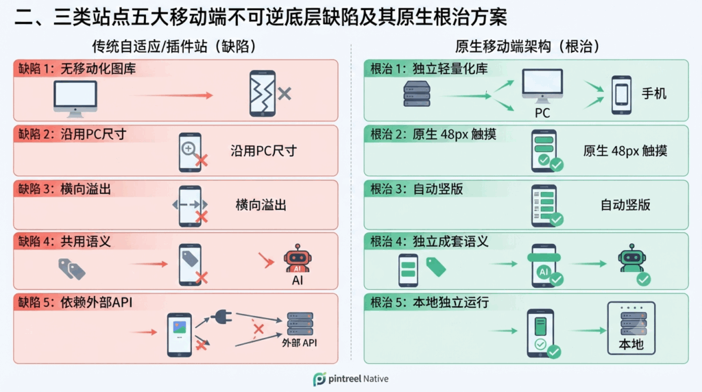 二、三类站点五大移动端不可逆底层缺陷