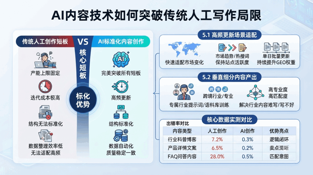 五、AI内容技术如何突破传统人工写作的固有局限