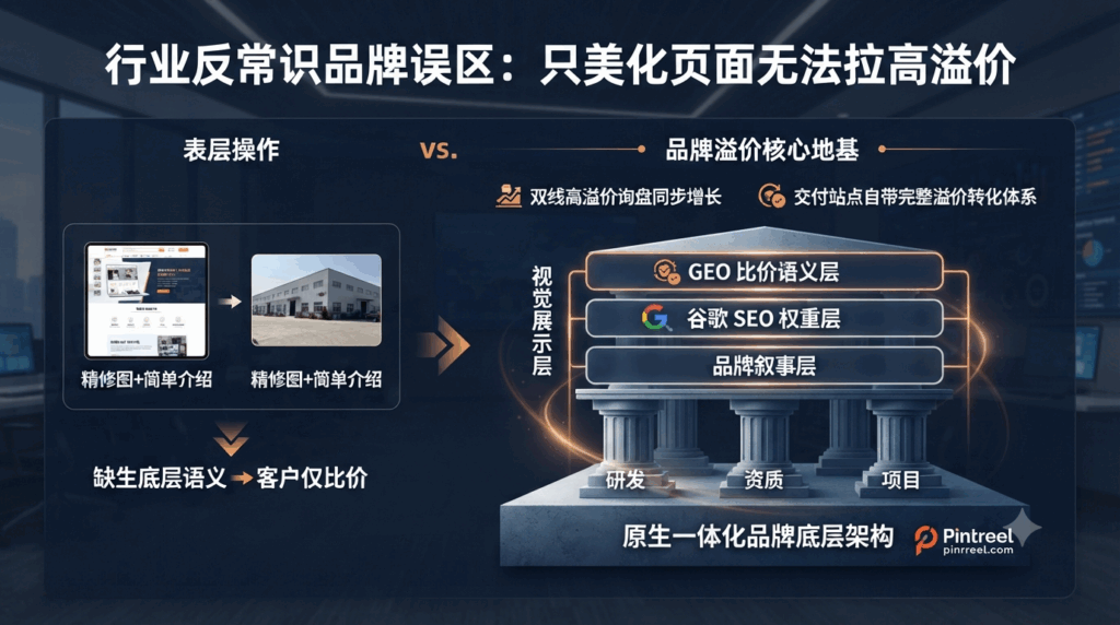 七、行业反常识品牌误区：只美化页面无法拉高溢价