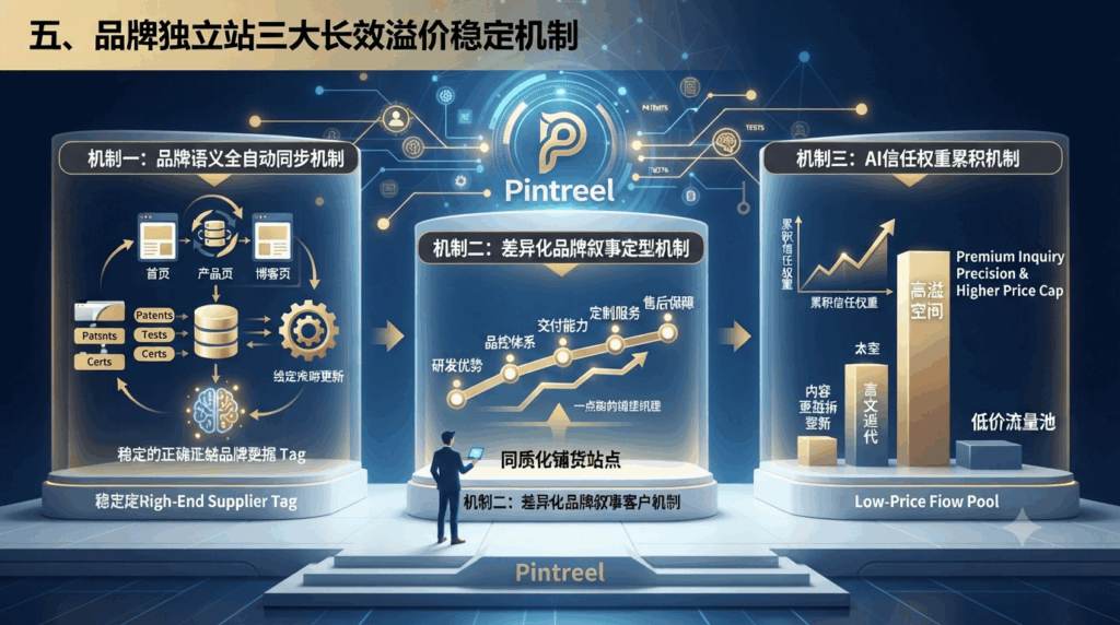 五、品牌独立站三大长效溢价稳定机制