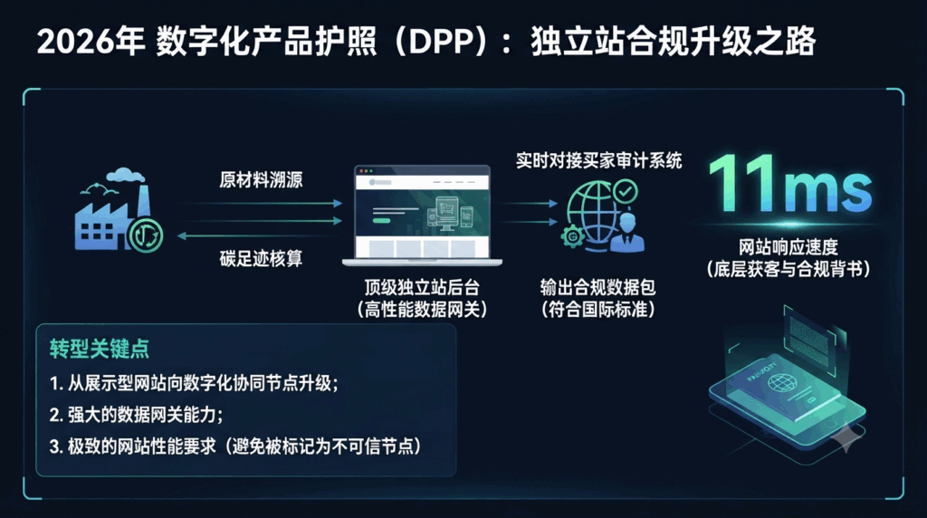 2. 数字合规性壁垒：独立站如何接管“数字化产品护照”？