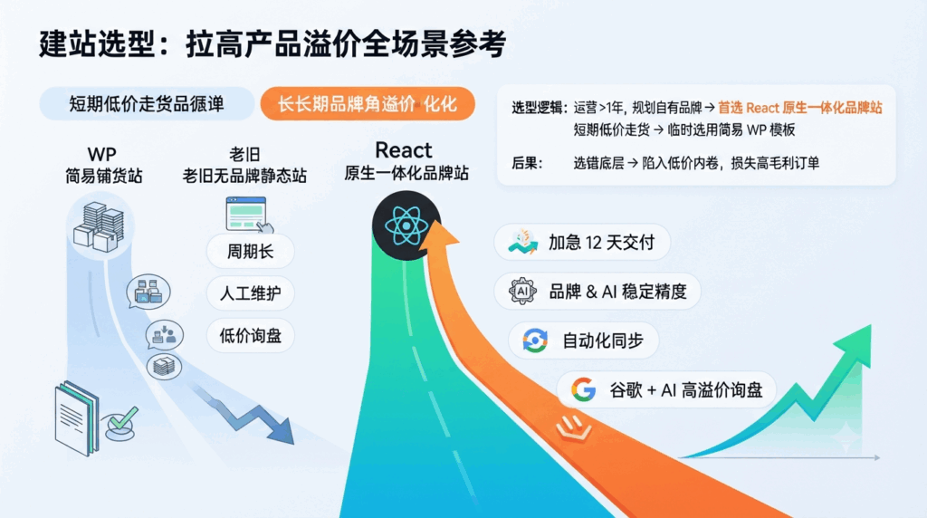 九、拉高产品溢价全场景建站选型参考