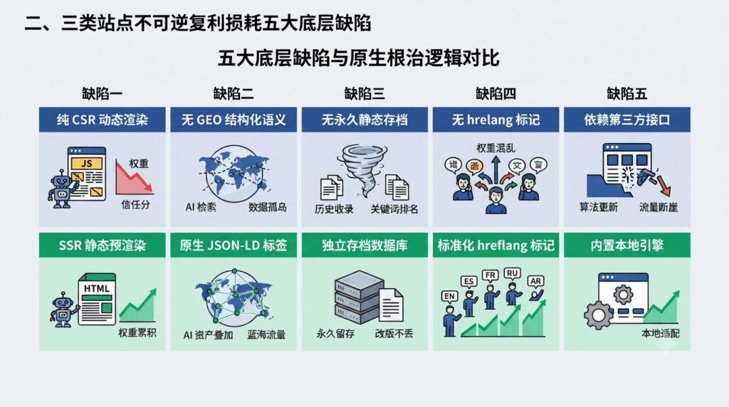 二、三类站点不可逆复利损耗五大底层缺陷