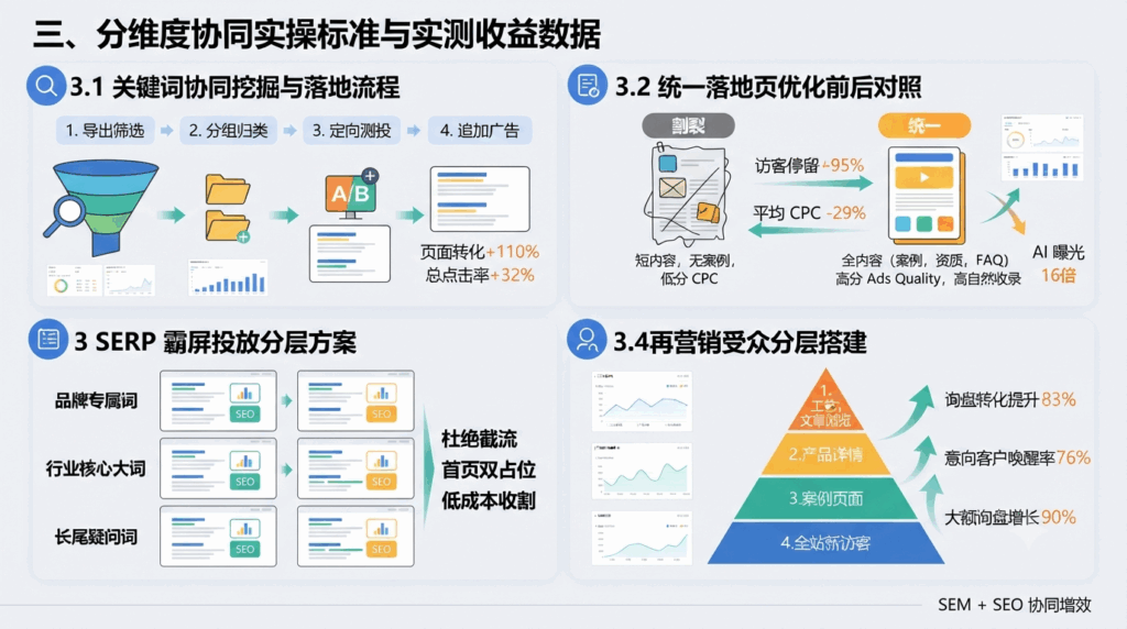 三、分维度协同实操标准与实测收益数据