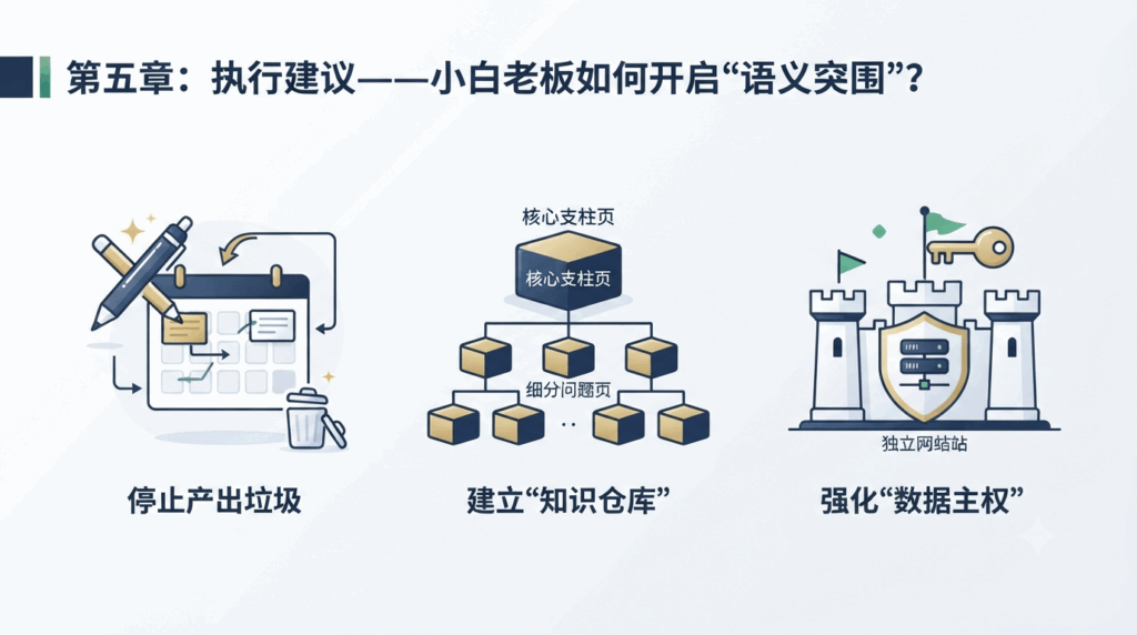 第五章：执行建议——小白老板如何开启“语义突围”？