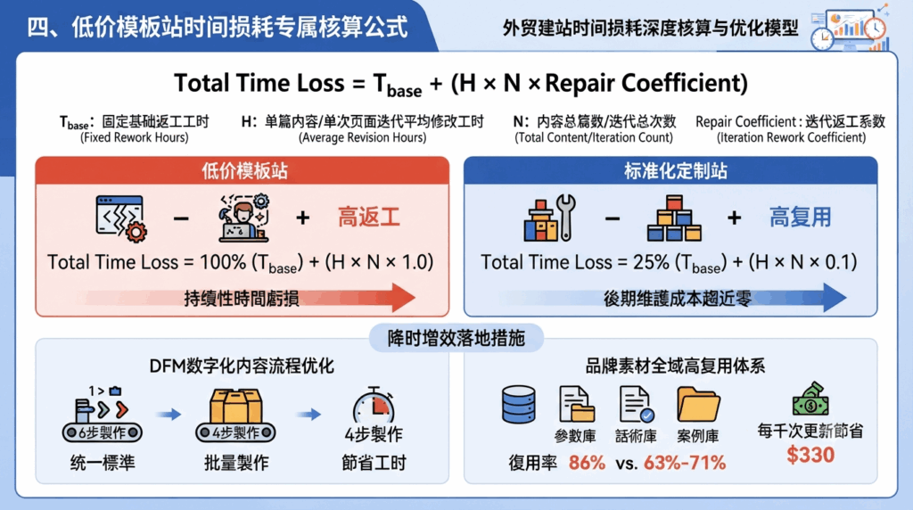 四、低价模板站时间损耗专属核算公式