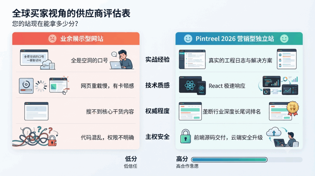 全球买家视角的供应商评估表