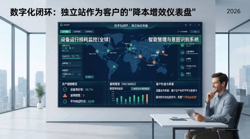2. 数字化闭环：把独立站做成客户的“降本增效仪表盘”