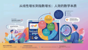 外贸GEO从线性增长到指数增长：人效的数学本质